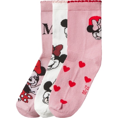 Dětské ponožky 3 páry Minnie Mouse – Zboží Dáma