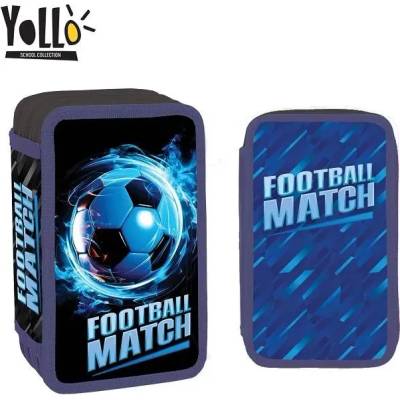 YOLLO Несесер с 3 ципа YoLLo FOOTBALL, 38 части