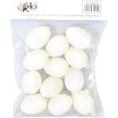 Vajíčka závěs pvc 12ks/4cm bílá