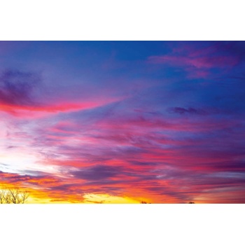 DIMEX ART s. r. o Флизелинов фототапет розово небе 375 x 250 см