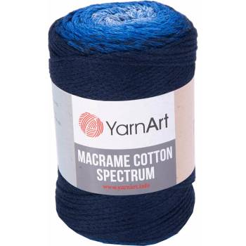 YARNART Macrame Cotton Spectrum 225 m 1324 Dark Blue юта (Macrame Cotton Spectrum 1324)