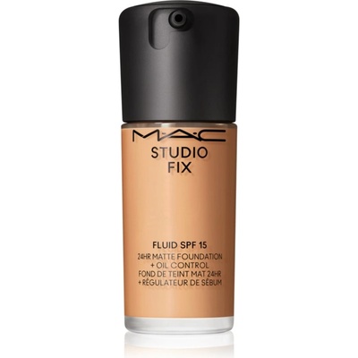 MAC Cosmetics Studio Fix Fluid SPF 15 24HR Matte Foundation + Oil Control матиращ фон дьо тен SPF 15 цвят NC37 30ml