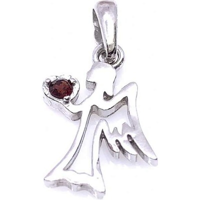 Český Granát Jan Kos jewellery Stříbrný přívěsek 32107822