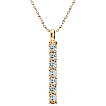 SAVICKI Колие Share Your Love: злато, лабораторни диаманти