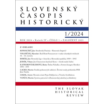 Slovenský časopis historický 1/2024 - Kolektív autorov
