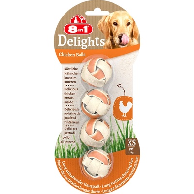 8in1 Delights žuvacie loptičky 4 x 36 g
