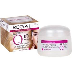 Regal Q10 Дневен крем против бръчки с минерали за суха и чувствителна кожа 50 мл