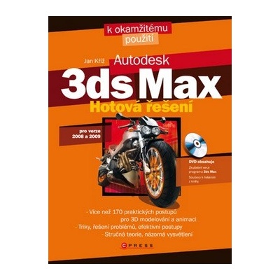 Kniha 3ds Max Výukový průvodce tvorbou postav, vozidel, budov a prostředí
