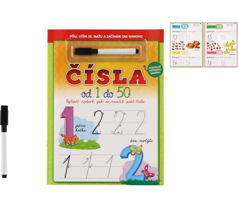 Čísla od 1 do 50