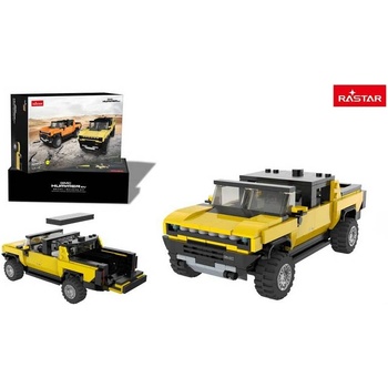 Rastar Джип Hummer EV Bricks за сглобяване 1: 30 Жълт