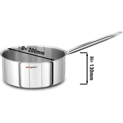 G.Gastro Rendlík Nerezová ocel AISI 304 4,1 l 20 cm Výška: 13 cm D9777203