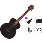 BromoGuitars BAT8ME Premium SET Black Електро-акустична китара Джъмбо