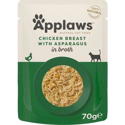 Applaws Cat kaps. kuřecí prsa a chřest 70 g