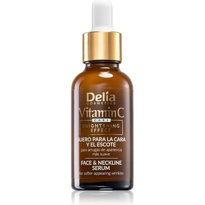 Delia Cosmetics Vitamine C озаряващ серум с витамин С на лицето и шията 30ml