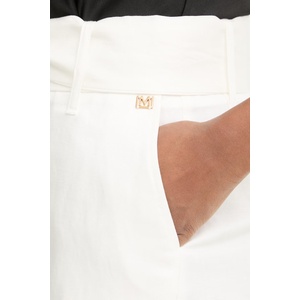 Marciano by Guess елегантен къс панталон дамски с добавен лен JANE (G6GD21.W2367) - answear - 201,43 лв