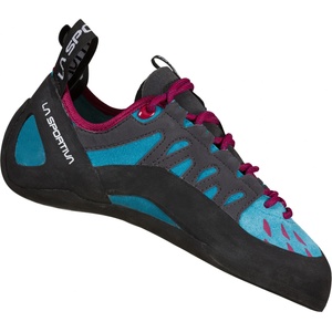 La Sportiva Дамски обувки с връзки La Sportiva Women's Tarantulace Climbing shoes - Topaz / Red Plum - размер 41 (EU) (301-0714-0127)