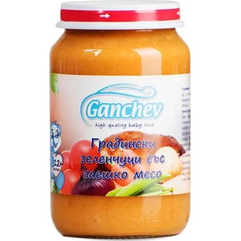 Ганчев пюре градински зеленчуци със заешко - 220 г