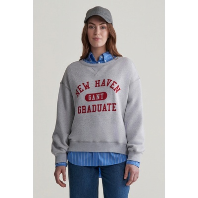 Gant Graphic C-Neck Sweat šedá