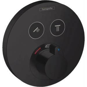 Hansgrohe Смесител за душ Hansgrohe ShowerSelect S с 2 функции, матово черен (15743670)