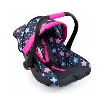 Bayer Nosidelko doll car seat with canopy navy blue stars 67906AA
