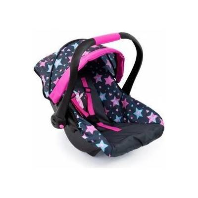 Bayer Nosidelko doll car seat with canopy navy blue stars 67906AA