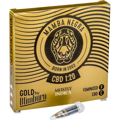 Blimburn Seeds Mamba Negra CBD semienka neobsahujú THC 9 ks