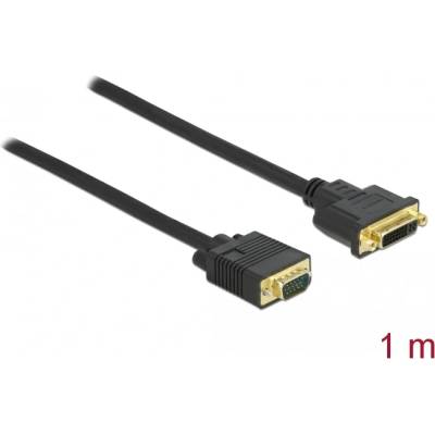 Delock Кабел DVI 24+5 с щепсел - VGA с щепсел 1 m