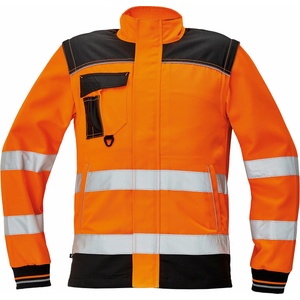 CERVA Cerva knoxfield hi-vis / 2в1 светлоотразително работно яке с яка - оранжево 50 (0301046490050)