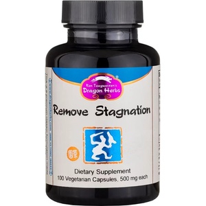 Dragon Herbs Формула при стрес и нервно напрежение - Remove Stagnation, 100 капсули (002365 (236) DH)