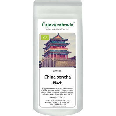 Čajová zahrada China Black Sencha černý čaj 70 g