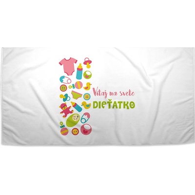 Sablio Uterák Vitaj na svete baby 70 x 140 cm