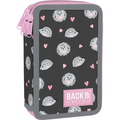 BackUP - Пълен несесер с 3 ципа Hedgehog 6 EW 16