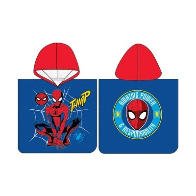 Carbotex dětské pončo Spider Man Úžasná Síla 50 x 115 cm