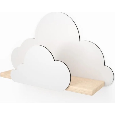 Bestent Рафт за стена White Pebble (Polka HDF chmurka)