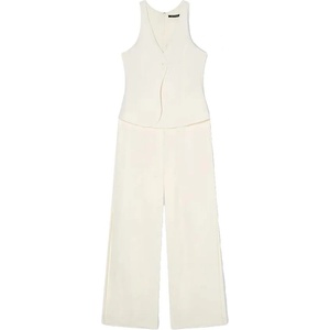 Armani exchange XW001941_AF21529 sleeveless romper - Beige (Iso)