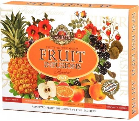 Basilur Fruit Infusions Assorted 60 sáčkov