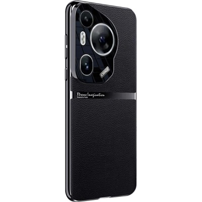 GKK Кожен Калъф за Huawei Pura 70 Ultra, GKK Leather Case, Черен (5906601902113)