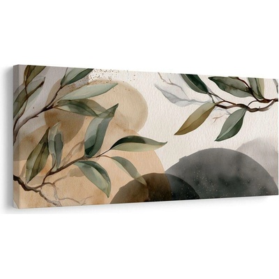 Obraz přírodní elegance listů - 80x40