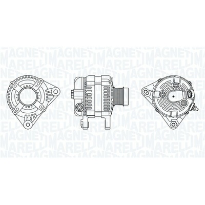 Alternátor MAGNETI MARELLI 063731991010