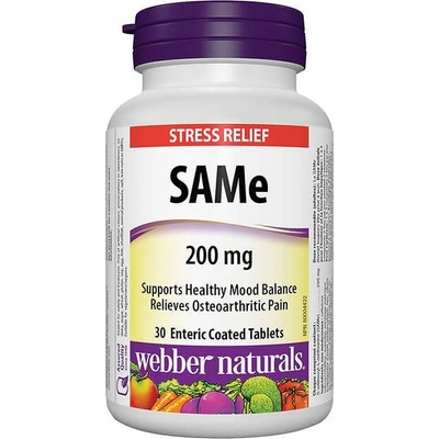 Webber Naturals Anti-Stress SAMe 200 mg 30 tabliet