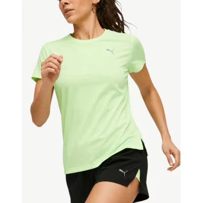 PUMA Run Favorite Heathe Ss Tee Green
