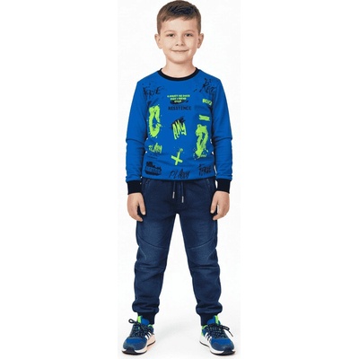 ZATEPLENÉ KALHOTY IMITACE RIFLE Modrá – Sleviste.cz