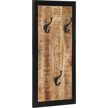 vidaXL Закачалка за палта 40x2x80 cm Масивна груба дървесина Манго (4015939)
