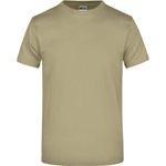 Daiber jn 02 / Мъжка тениска от плътен памук - каки xxxl (02000255513)