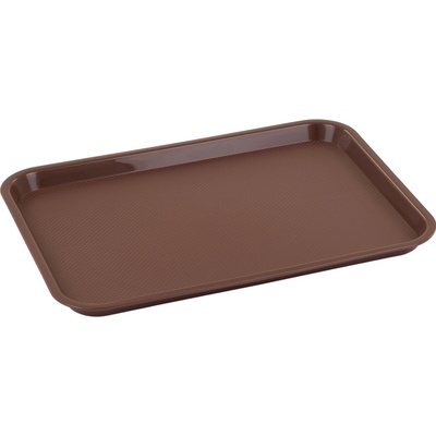 TECHNICA Podnos na rýchle občerstvenie 377x276 mm hnedý Gold Line