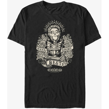 ZOOT. Fan Черна унисекс тениска с надпис ZOOT. Fan Mama Knows Pixar ZOOT. Fan | Cheren | МЪЖЕ | L