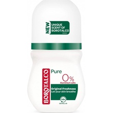 Borotalco Pure Original Freshness roll-on bez obsahu hliníkových solí 50 ml