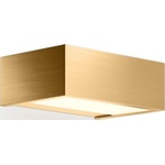 DECOR WALTHER Стенна лампа Box LED 2700K 15 см златна мат (0333082)