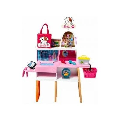 Mattel Игрален комплект Barbie - Pet supply store, 25 аксесоара