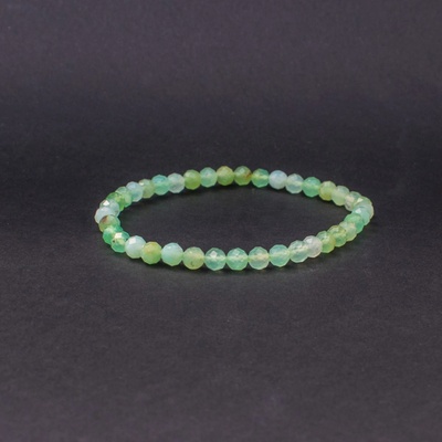 Milujeme Kameny chryzopras fazetovaný kulička NFK9